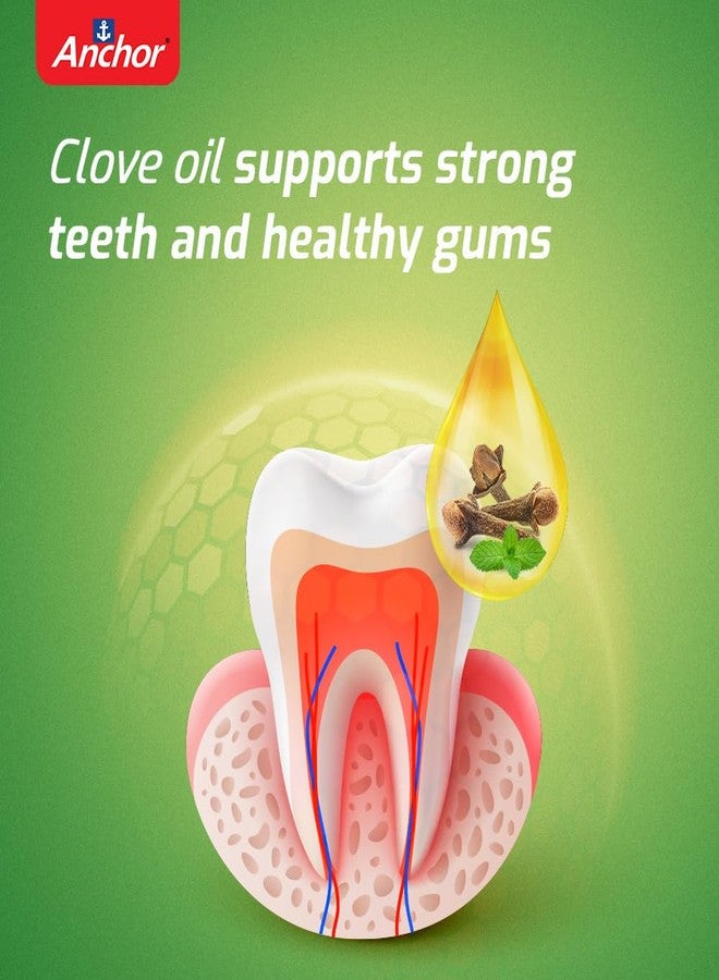 Anchor Clove Power Toothpaste - 175g | Pack of 3 | Free Toothbrush | Clove Oil Formula for Strong Teeth, Healthy Gums & Long-Lasting Freshness | Natural Oral Care Solution - Image 2